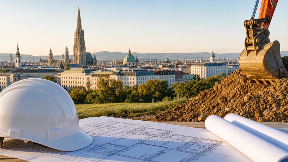 Titelbild zu „Hausbau in Wien: Was angehende Bauherren vor dem ersten Spatenstich wissen sollten“