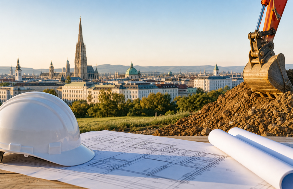 Titelbild zu „Hausbau in Wien: Was angehende Bauherren vor dem ersten Spatenstich wissen sollten“