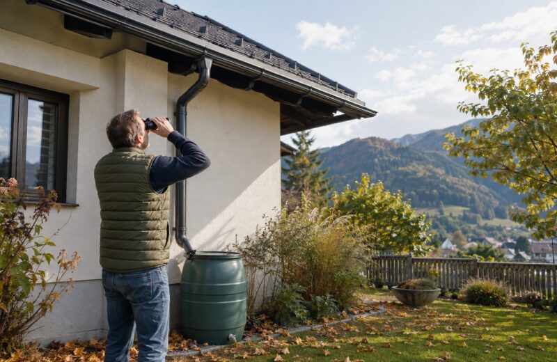 Regentonne im Herbst: Überlauf, Standort und Pflege richtig prüfen